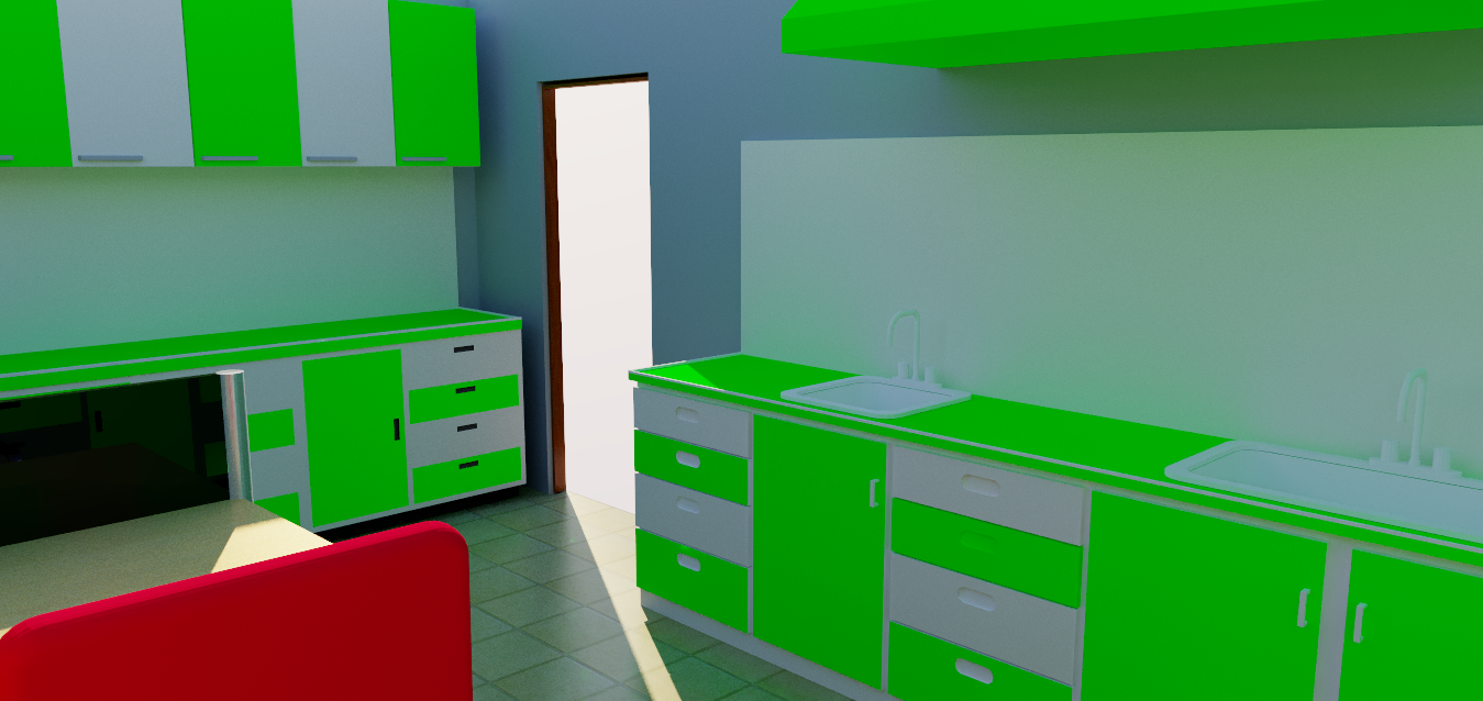 Lab Prep Room perspective view 2