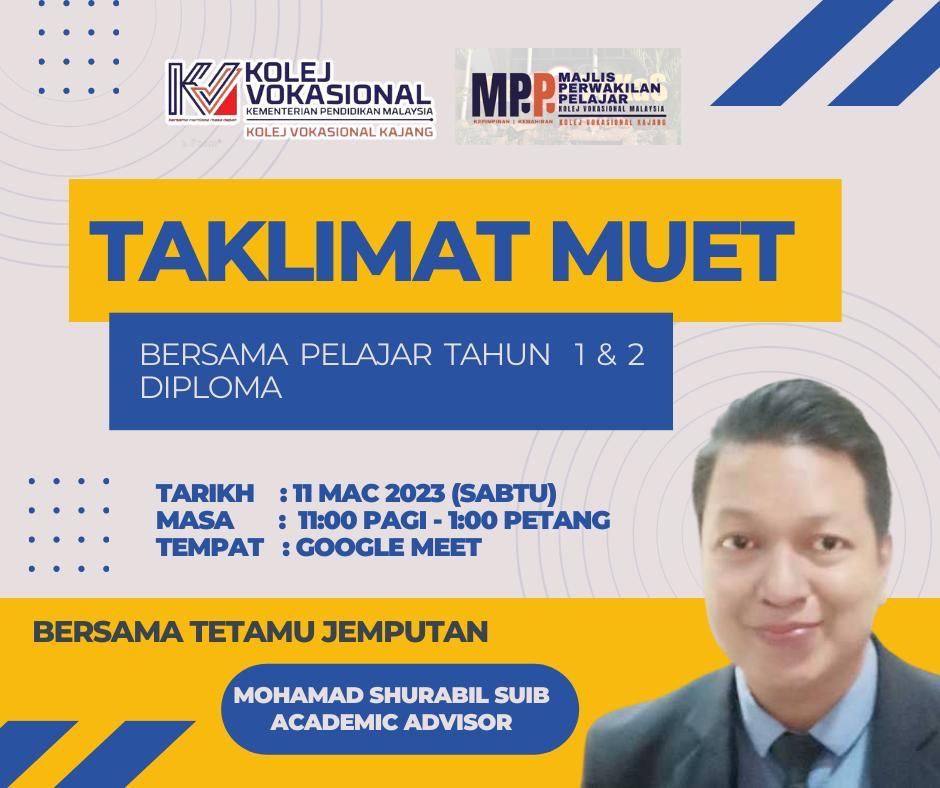 Taklimat MUET 2